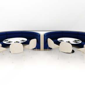 工业风沙发茶几组合3D模型下载